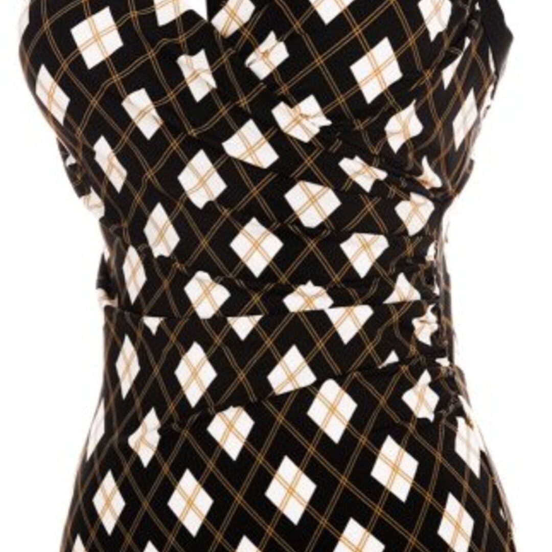 Royal Ascot Ladies Gathered Crossover Tankini