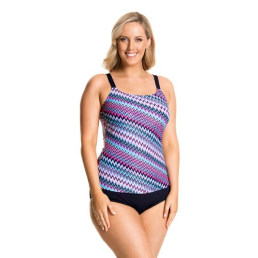 Static Attack Ladies Scoop Neck Tankini