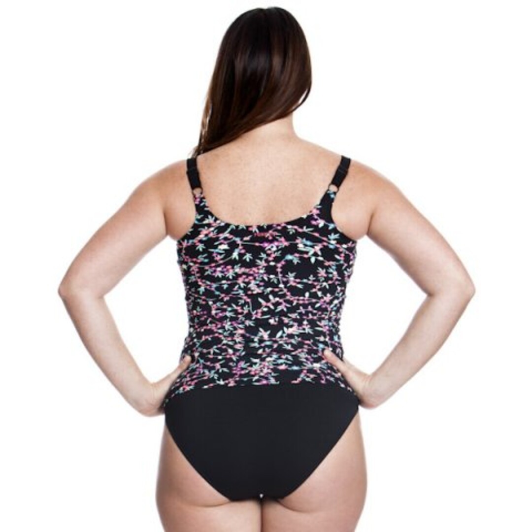 Midnight Daisy Ladies Scoop Neck Tankini