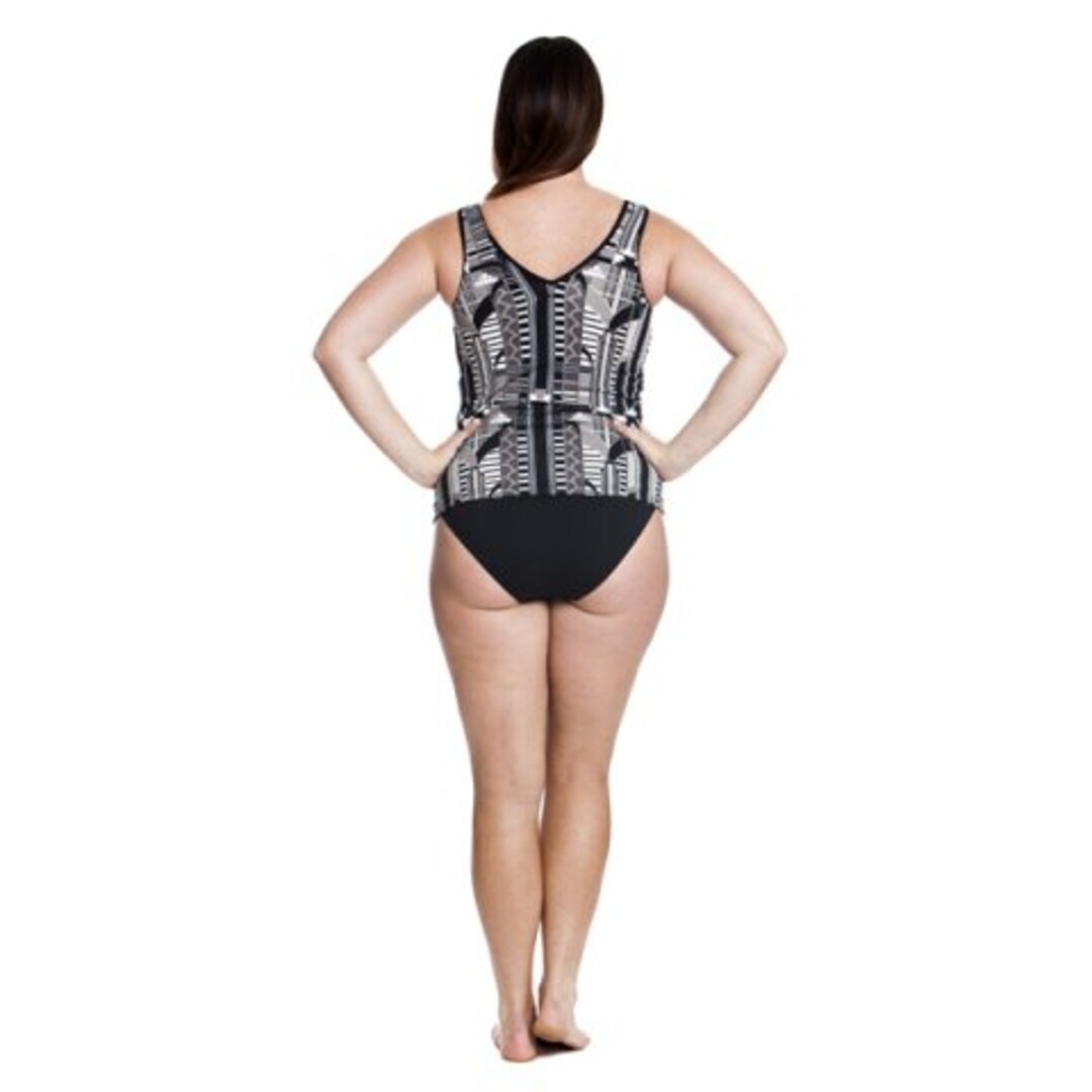 Empire Night Ladies Zip Front Tankini
