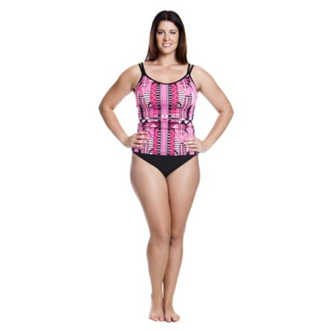 Empire Rose Ladies Split Strap Tankini