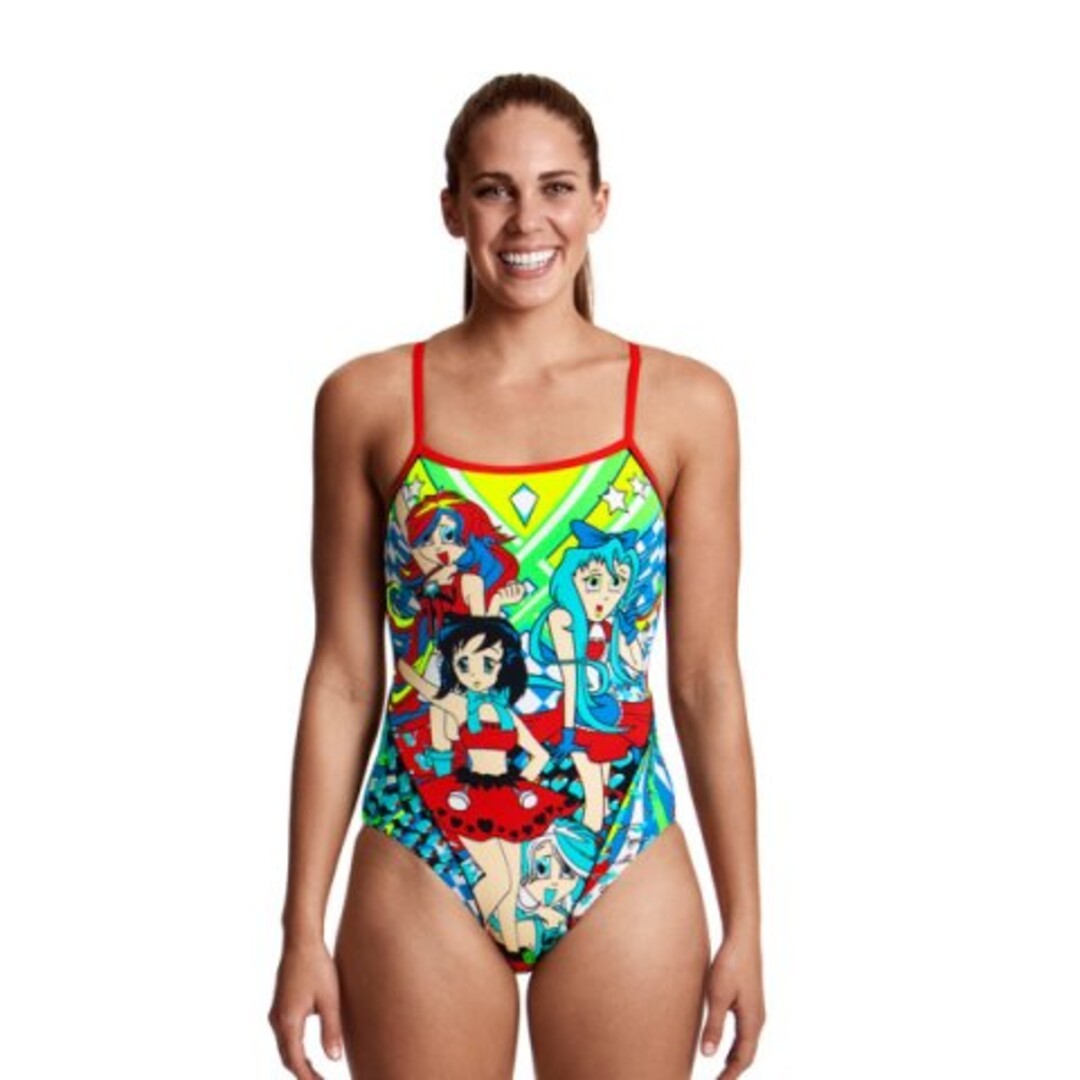 Girls Love Lights Single Strap One Piece