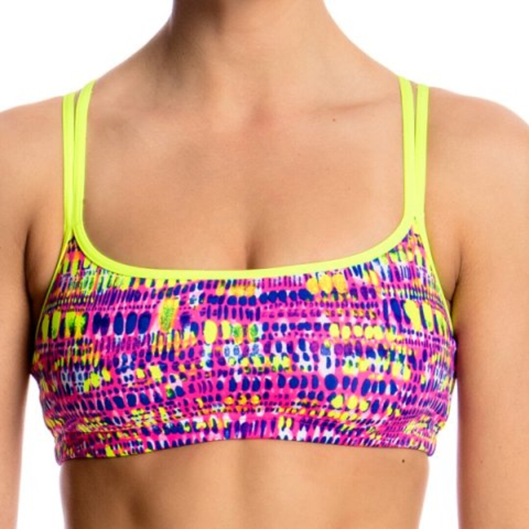 Dotty Dash Ladies Criss Cross Top