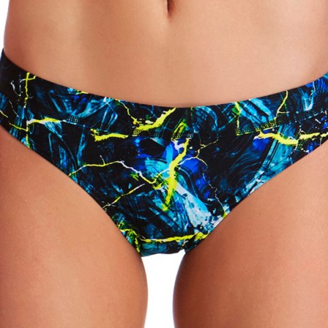 Midnight Marble Ladies Sports Brief