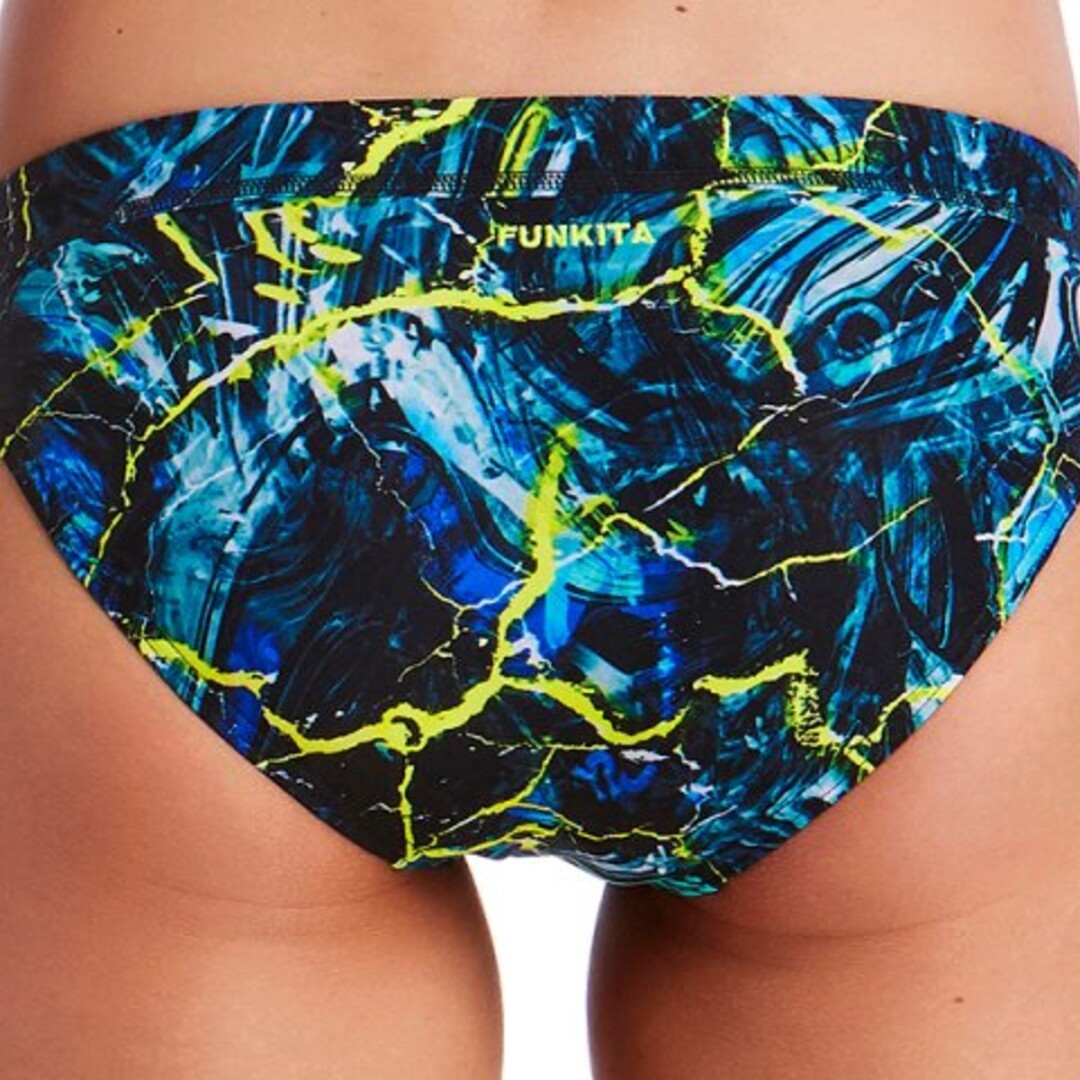 Midnight Marble Ladies Sports Brief