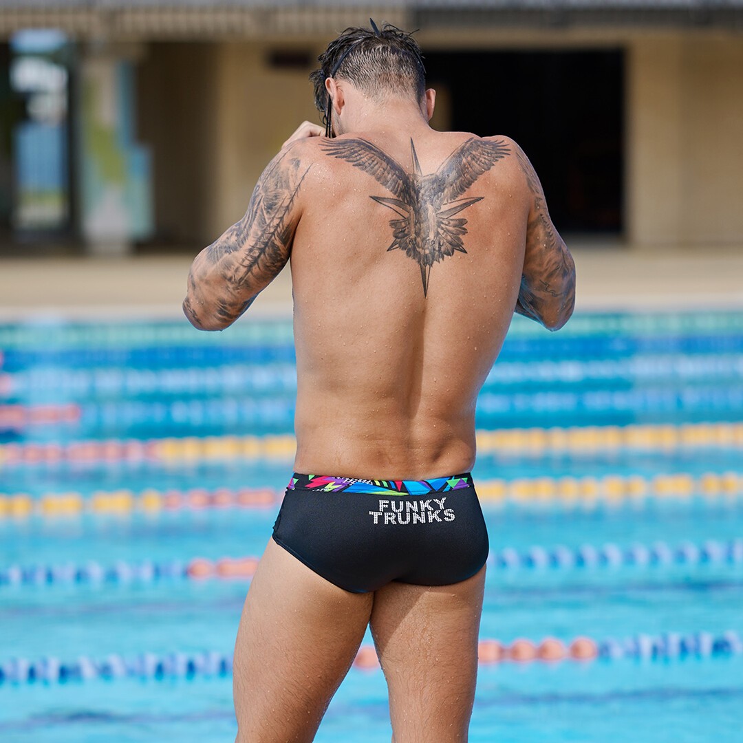 Black swim trunks for men hotsell