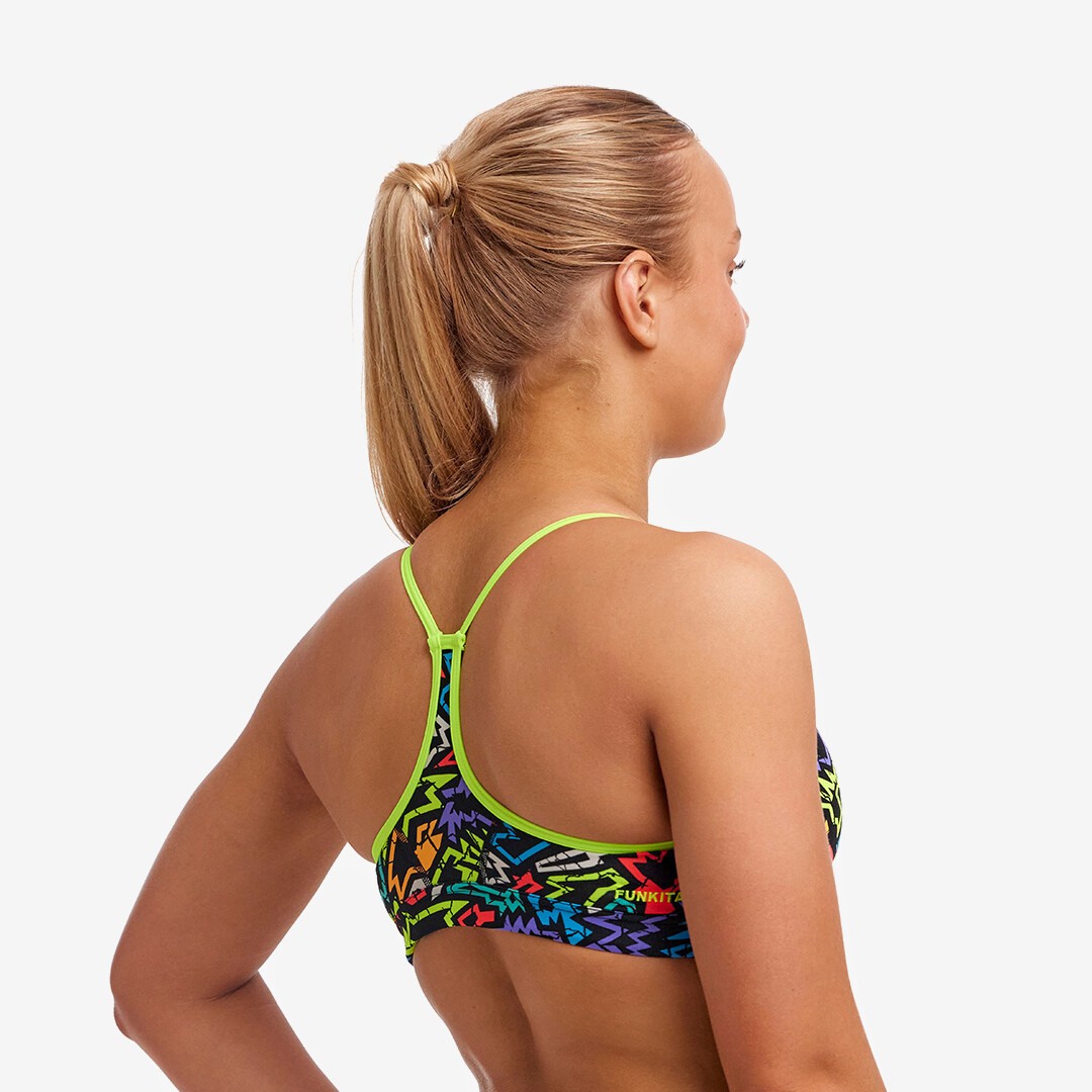 Funk Me Ladies Swim Crop Top