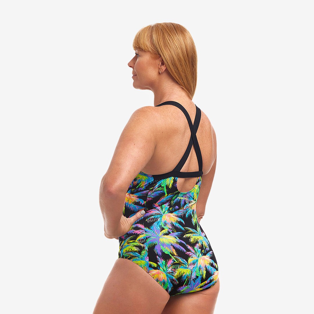 Paradise Please Ladies Brace Me Back One Piece