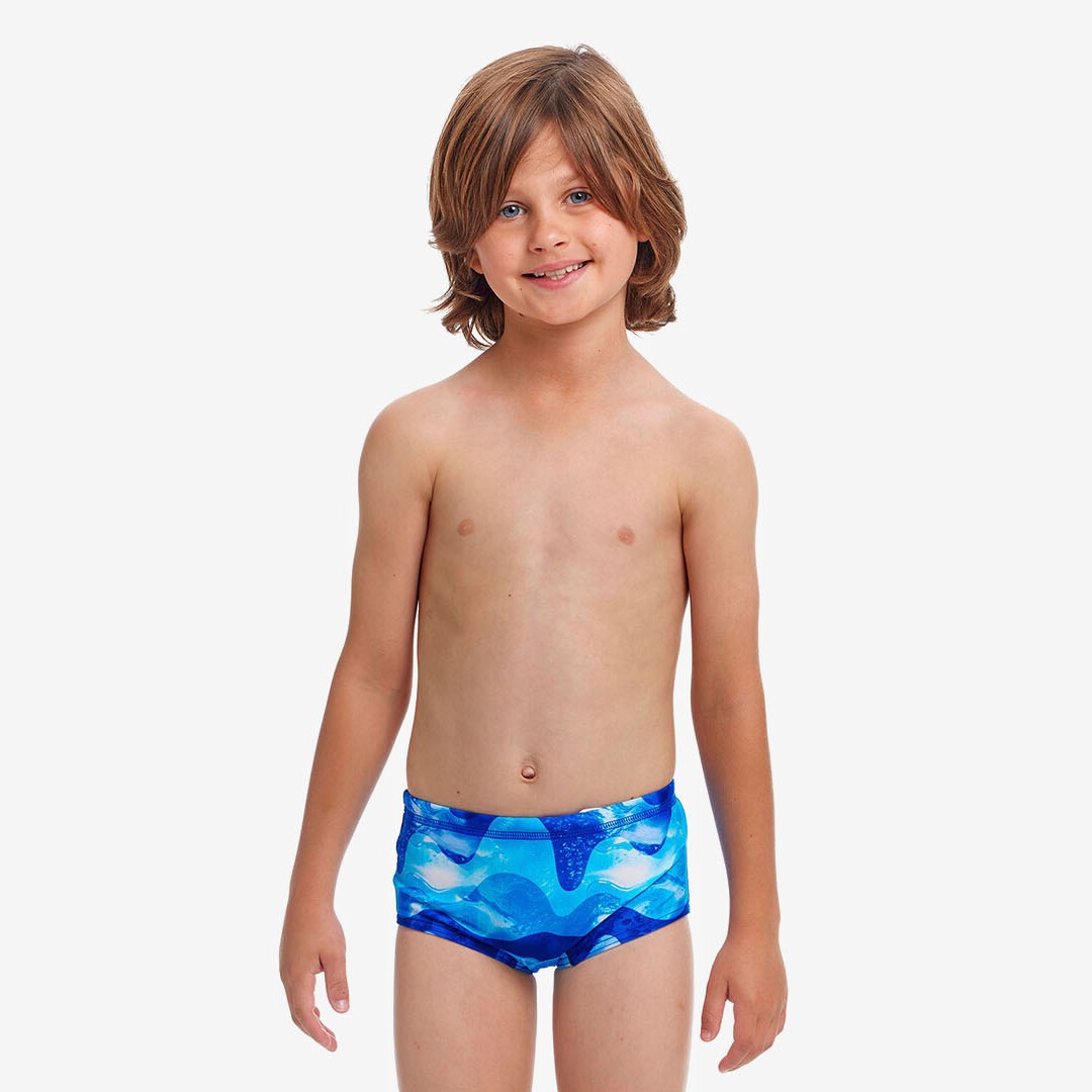 Funky Trunks Printed Swim Trunks Dive In Toddler Boys Swimwear