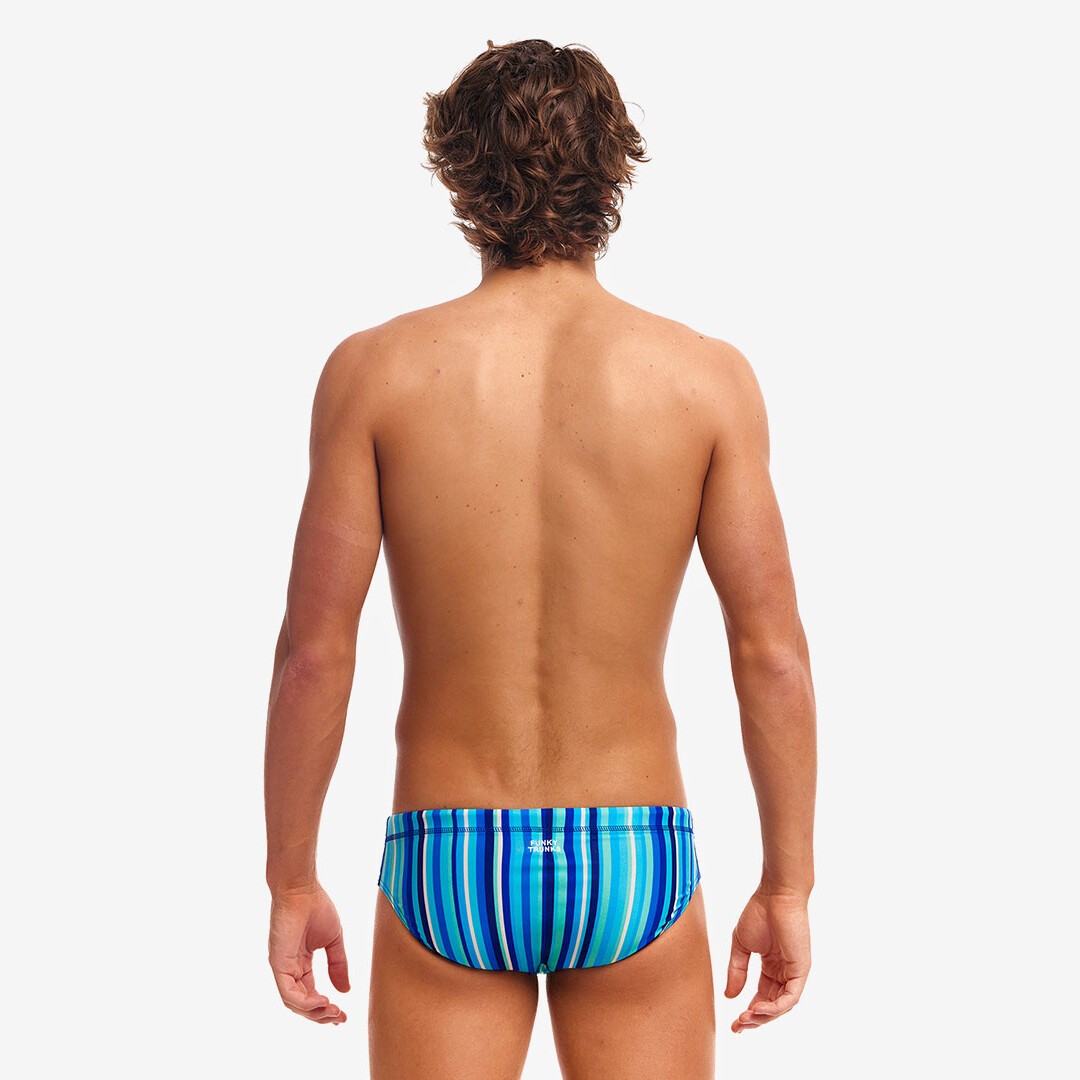 Striped mens swim briefs deals