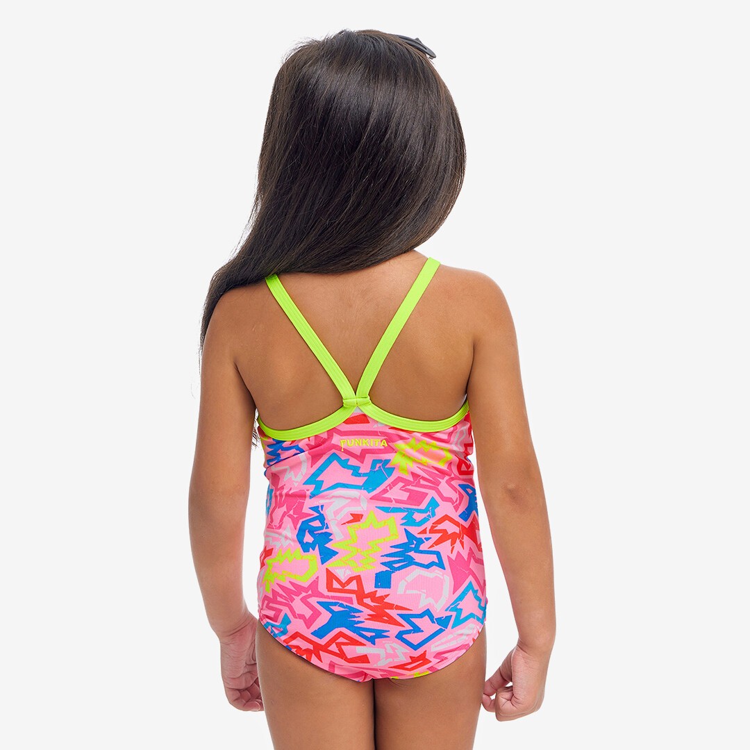 Rock Star Toddler Girl's Printed One Piece