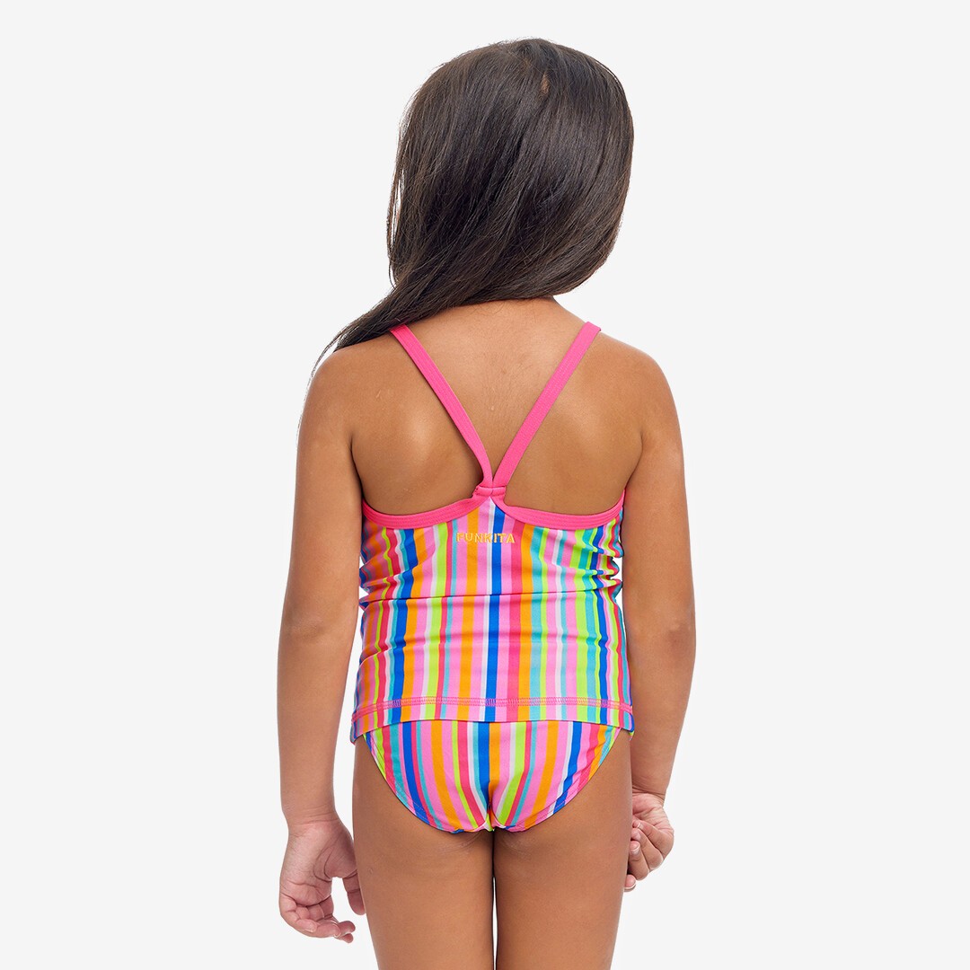 Join The Line Toddler Girl's Swim Steady Tankini & Brief