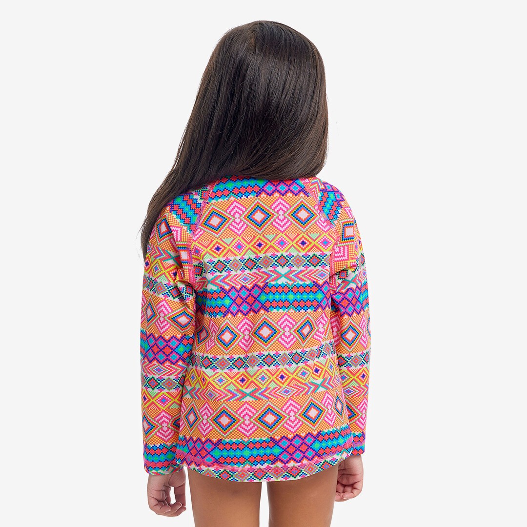 Devil In Detail Toddler Girl's Zippy Rashie & Brief