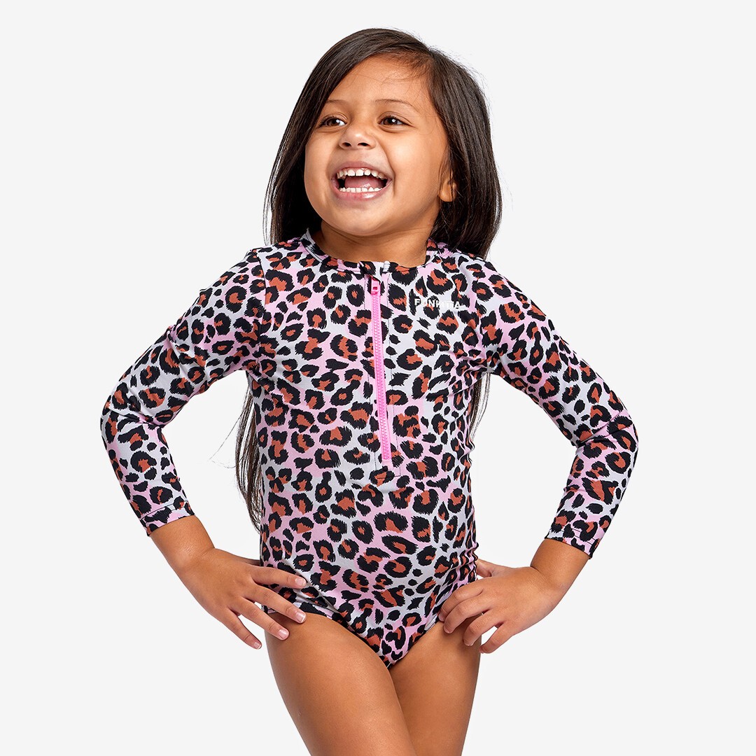 Funkita Sun Cover One Piece Some Zoo Life Toddler Girls Swimwear