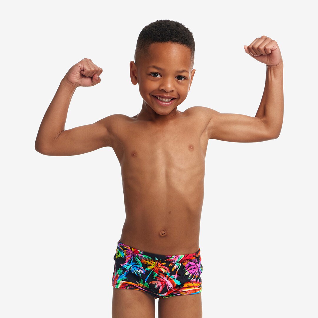 Sunset City Toddler Boy's Printed Trunks