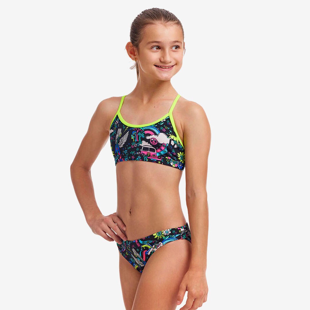 Hippy Dippy Girl's Racerback Two Piece