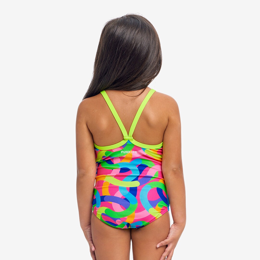 Curly Wurly Toddler Girl's Printed One Piece