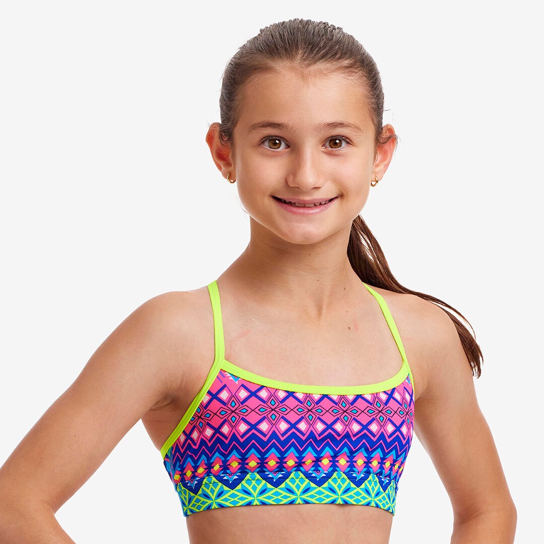 Girls swim tops cheap