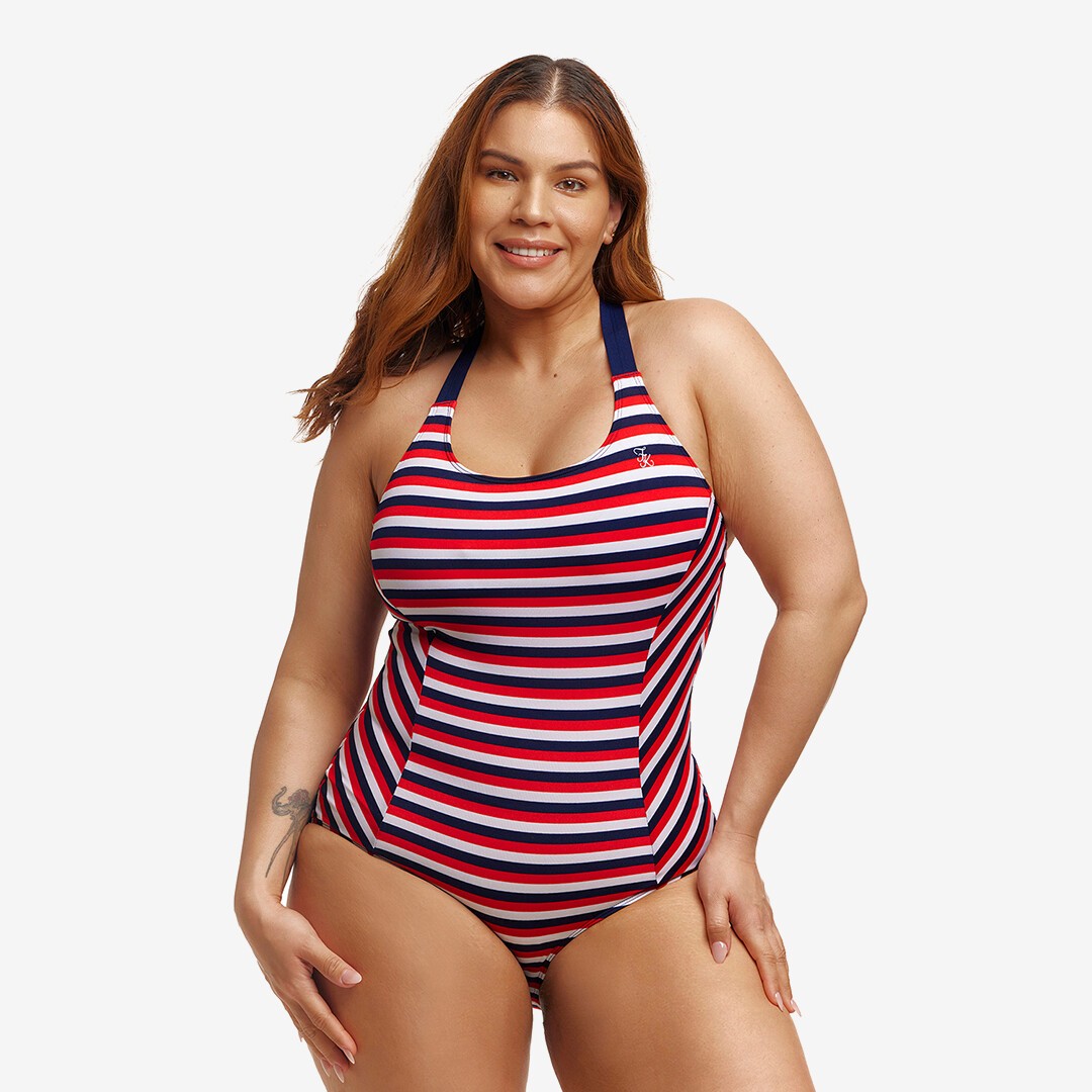 Riviera Ladies Brace Me Back One Piece
