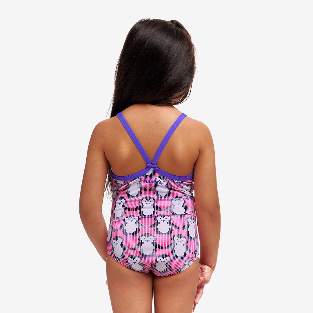 Pixi Pengi Toddler Girl's Printed One Piece