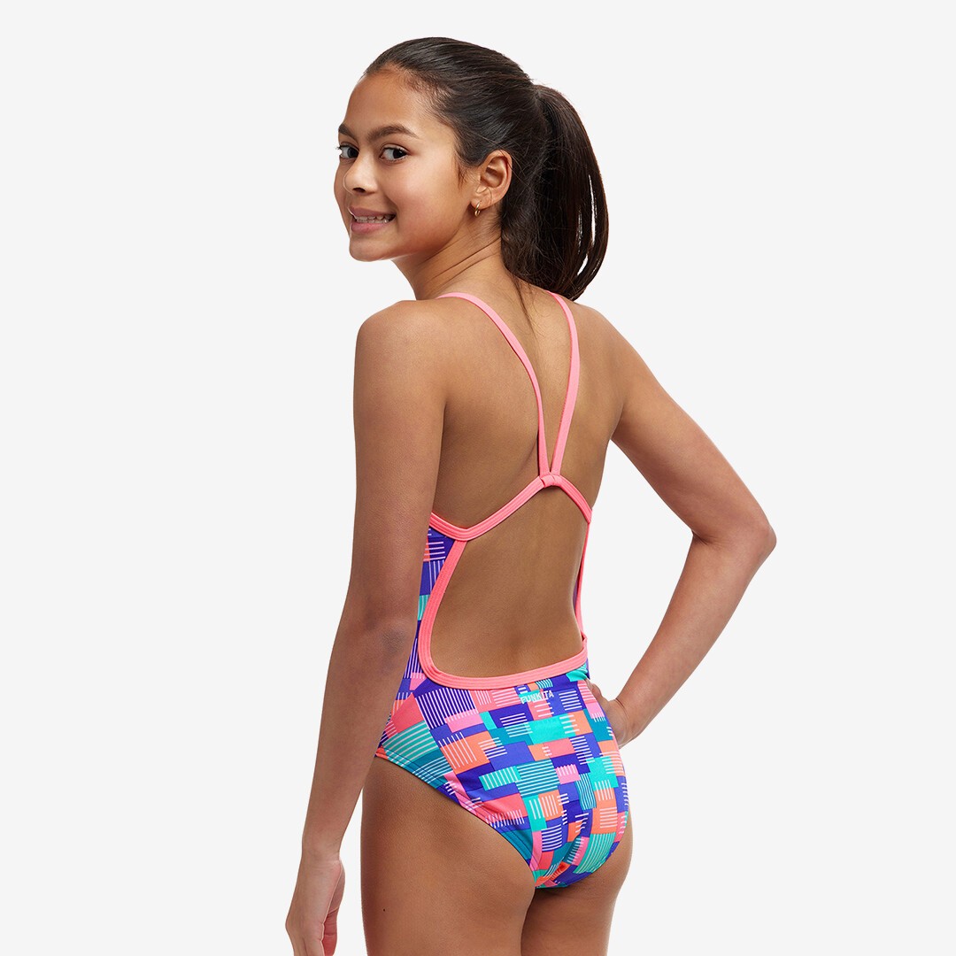 Giga Bit Girl's Single Strap One Piece