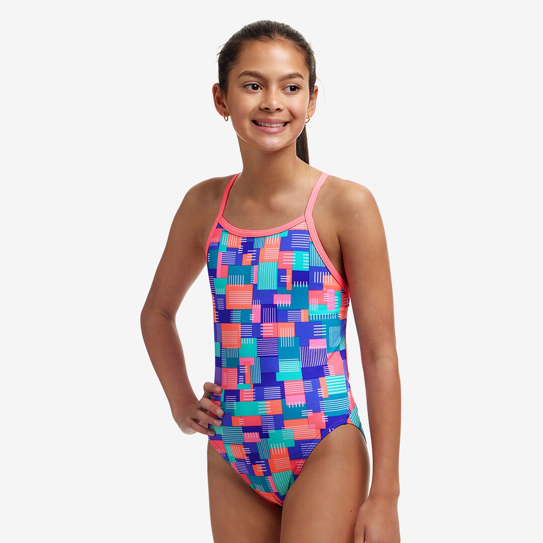 Giga Bit Girl's Single Strap One Piece