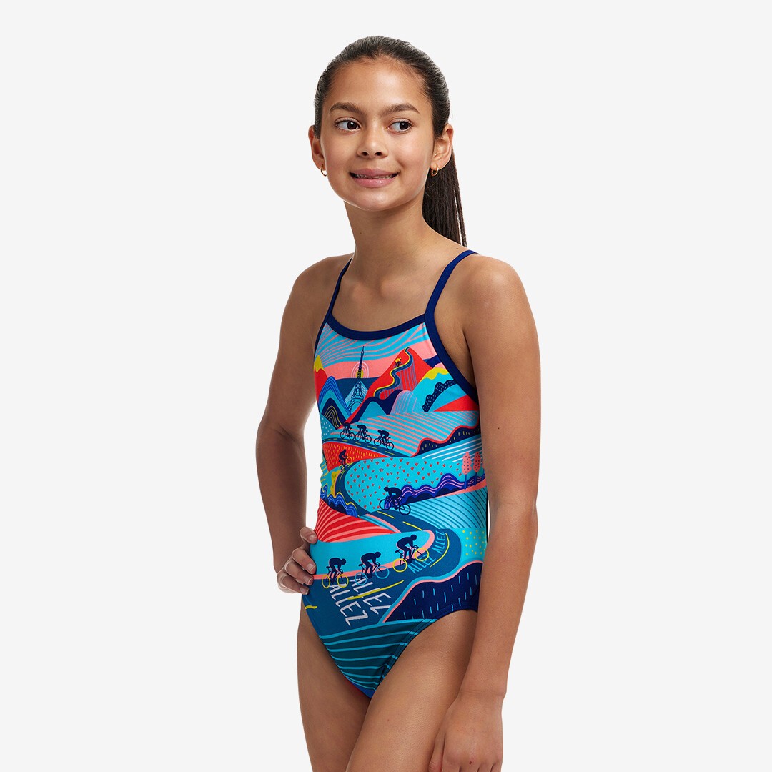 Vive La Funky Girl's Single Strap One Piece