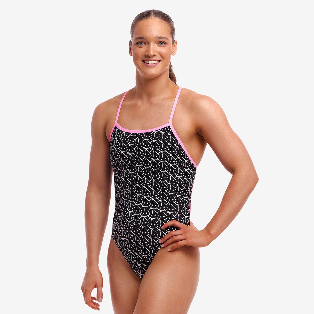 Funkita Tie Me Tight One Piece Summer Fish Ladies Swimwear