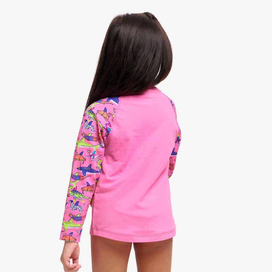 Learner Lane Toddler Girl's Zippy Rashie & Brief