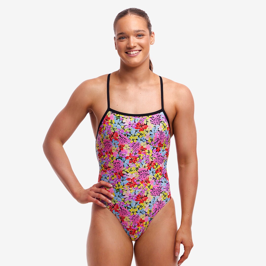 Summer Nights Ladies Strapped Secure One Piece
