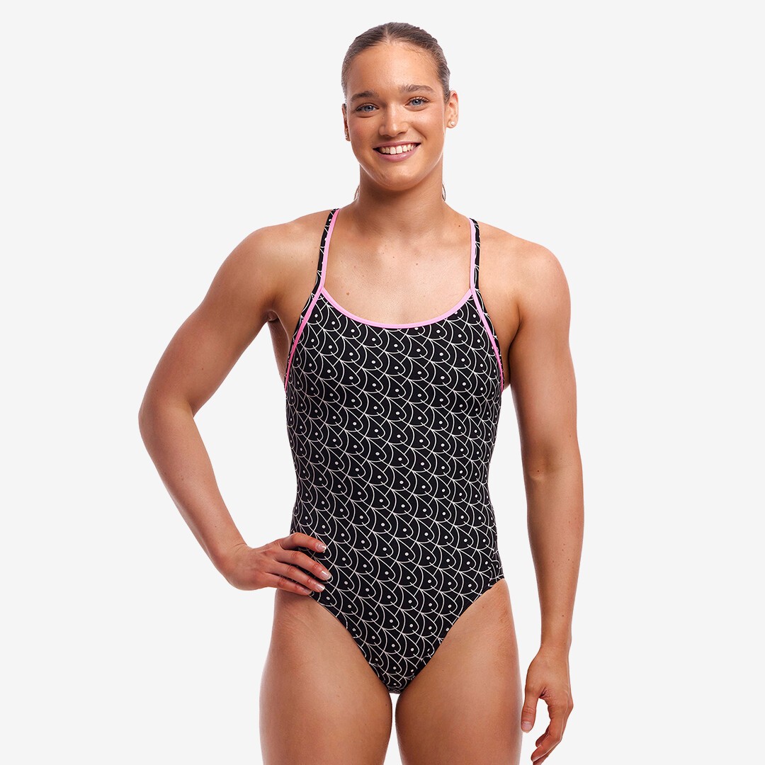 Funkita Diamond Secure One Piece Summer Fish | Ladies Swimwear