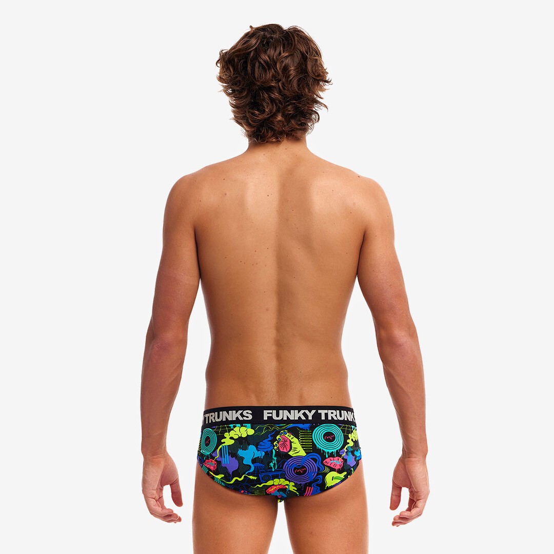 Funky Trunks Underwear Cotton Briefs Poppy Long Mens Underwear