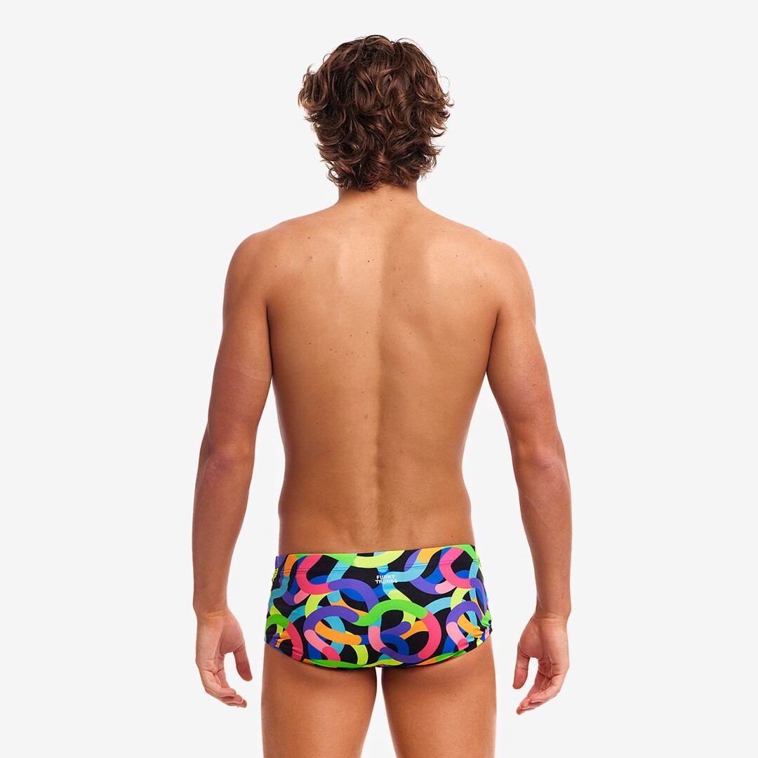 Funky Trunks Classic Swim Trunks Got Worms Mens Swimwear