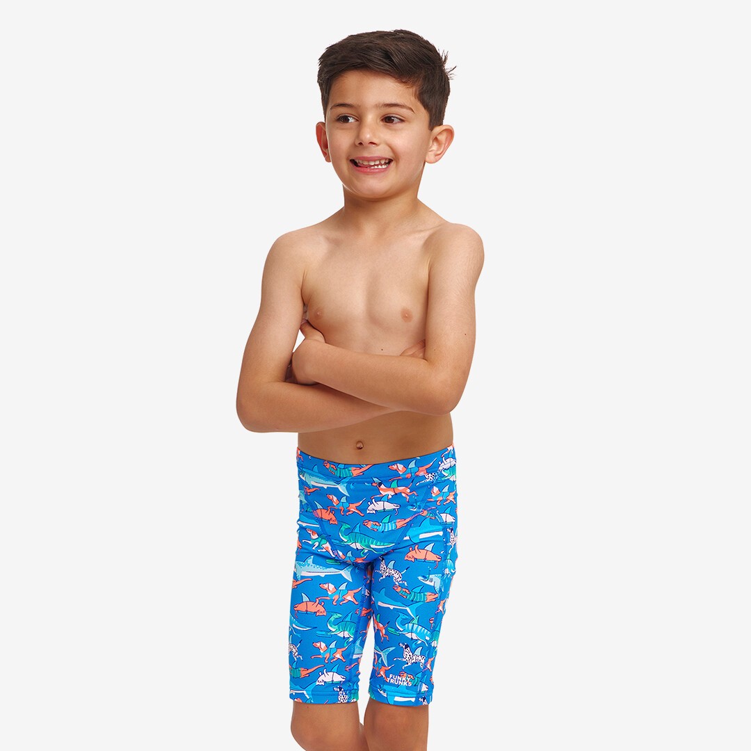 Funky Trunks Miniman Swim Jammers Fin Swimming Toddler Boys Swimwear