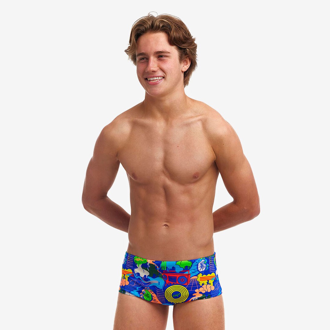 Funky Trunks Sidewinder Swim Trunks Blues Baby Boys Swimwear