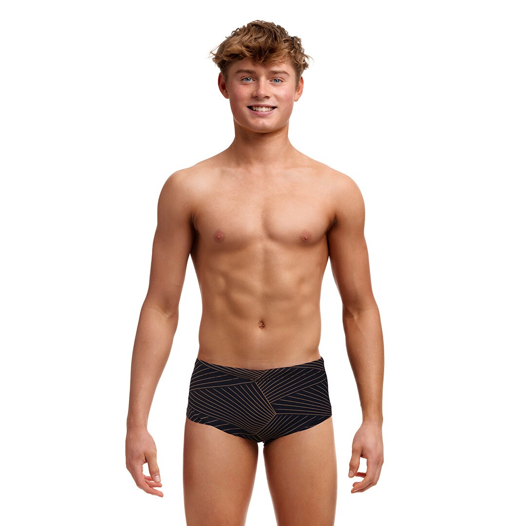 Gold Weaver Boy's Sidewinder Trunks