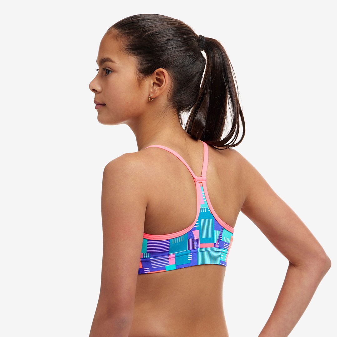 Giga Bit Girl's Swim Crop Top