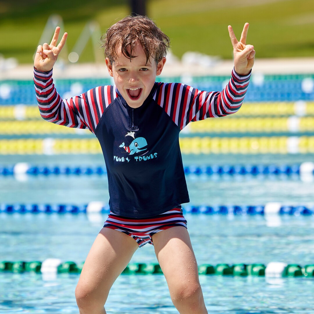 Funky Trunks Zippy Sun Protection Rash Vest Riviera