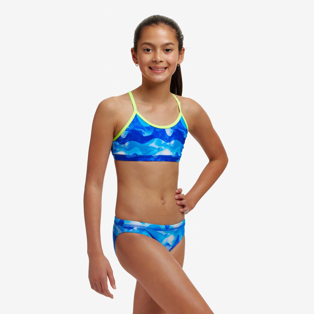 Dive In Girl's Racerback Two Piece