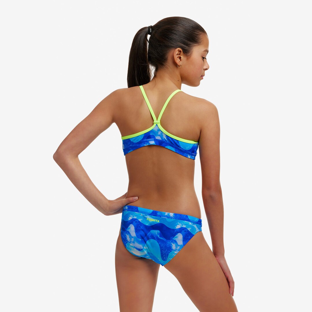 Funkita Racerback Two Piece Dive In Girls Swimwear