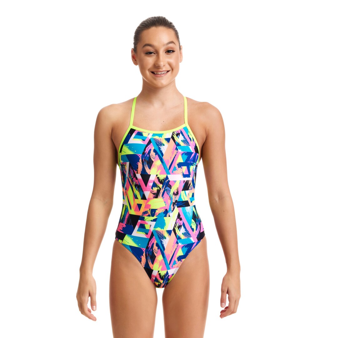 Brush Cuts Girl's Tie Me Tight One Piece