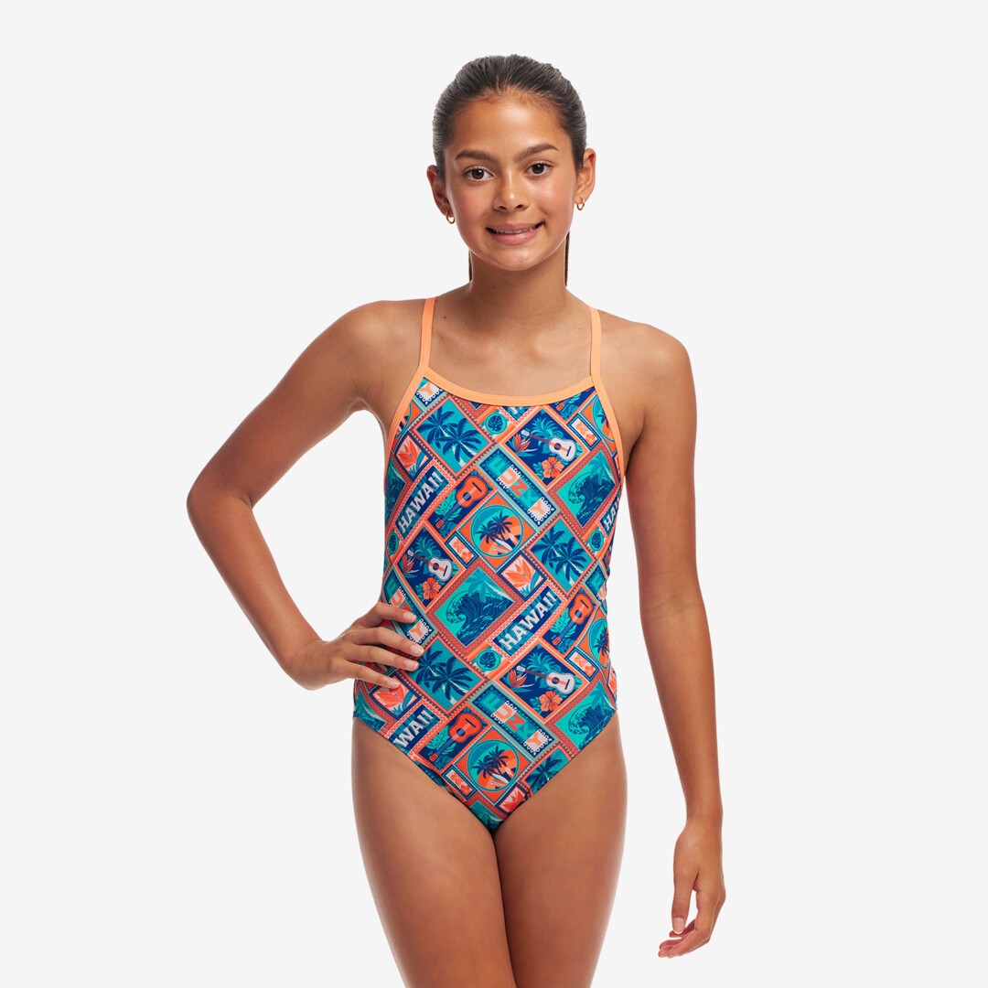Tiki Tango Girl's Single Strap One Piece