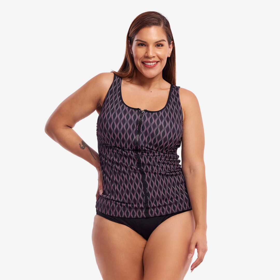 新品未使用Randy Curvy tweed zip one piece Curvy tweed zip one piece – Randy