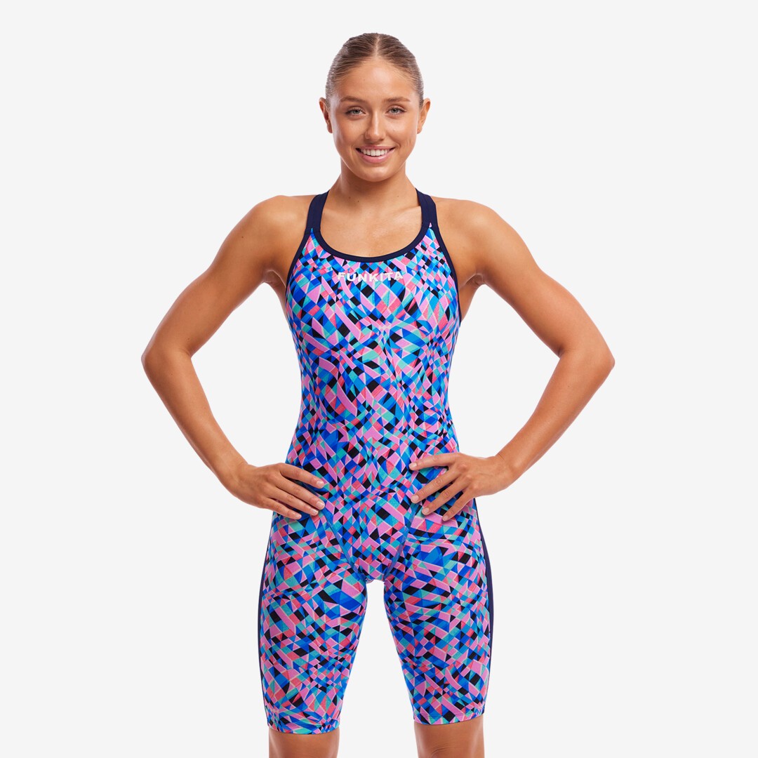 Ladies Fast Legs One Piece Warp Tour