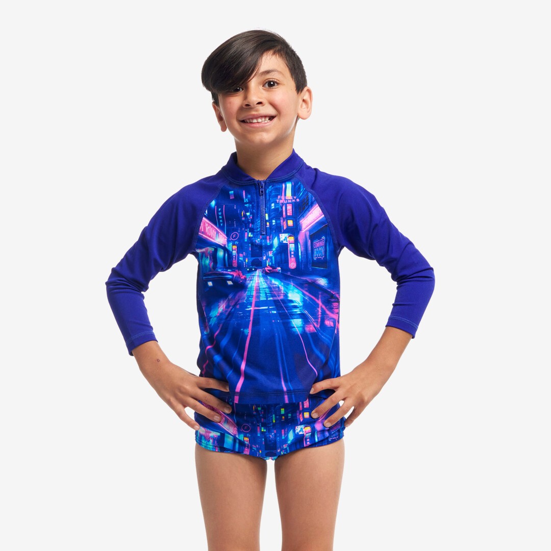Cyber City Toddler Boy's Zippy Rash Vest