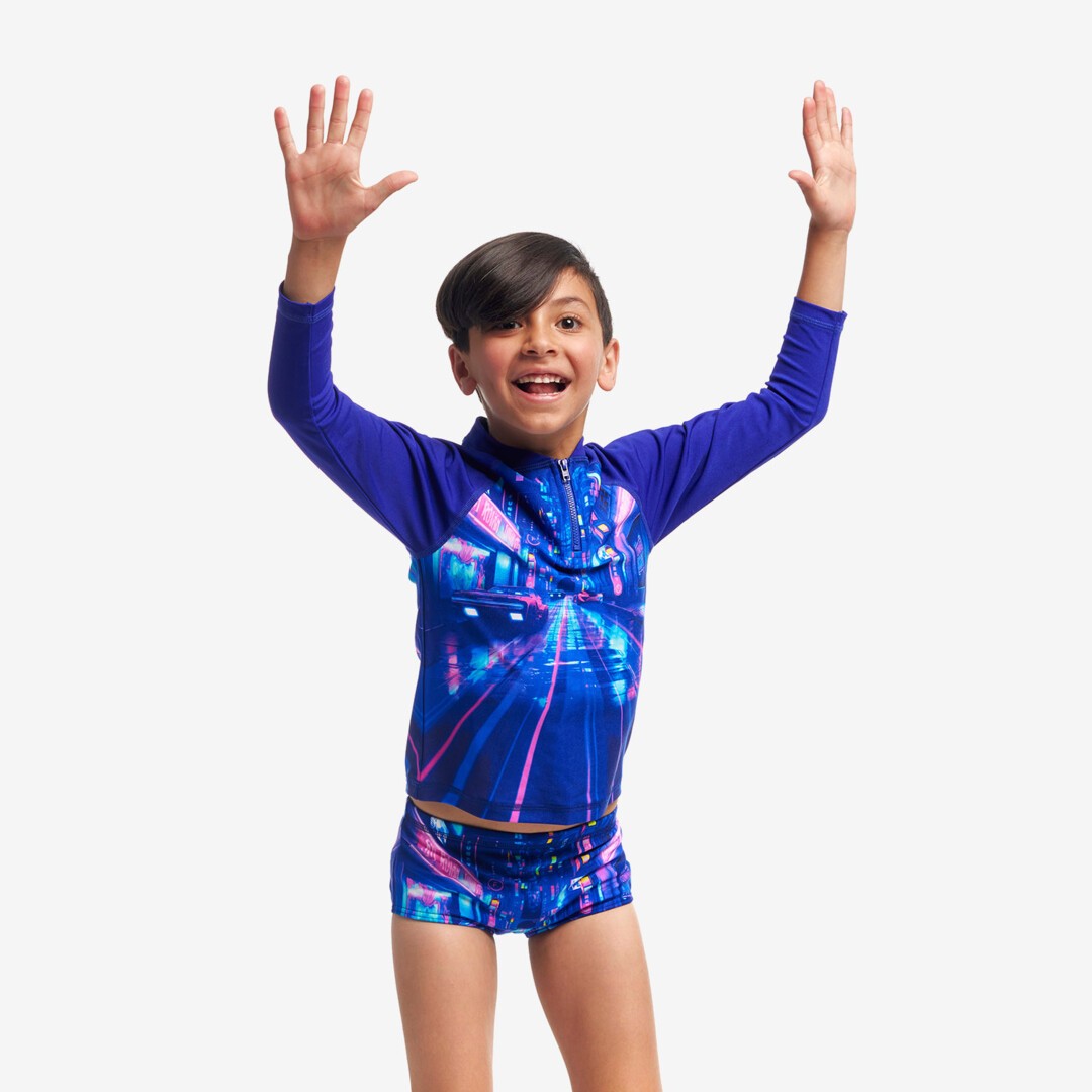 Cyber City Toddler Boy's Zippy Rash Vest