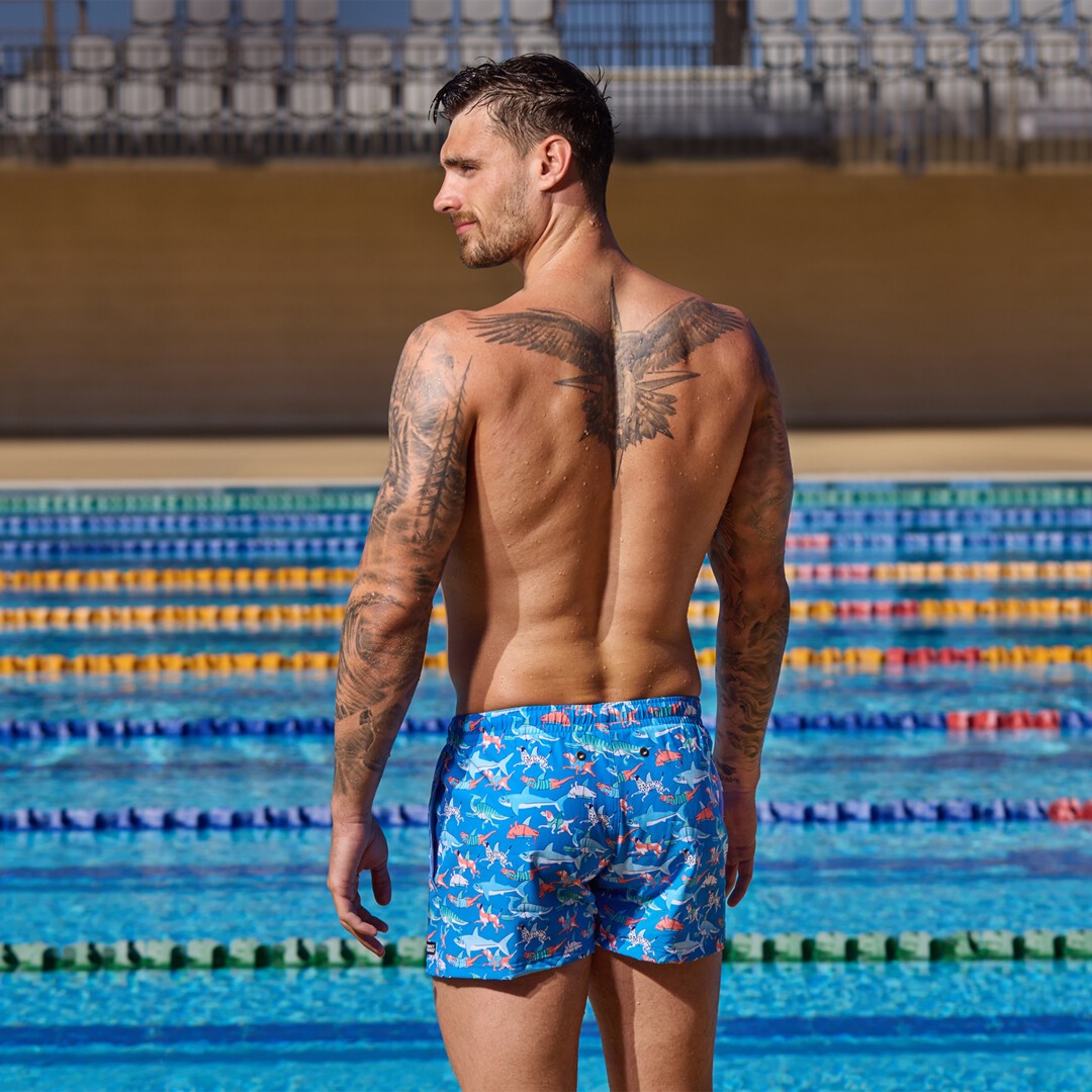 Fin Swimming Men's Shorty Shorts Short