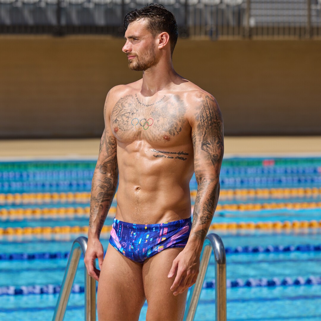 Men's Sidewinder Trunks Cyber City