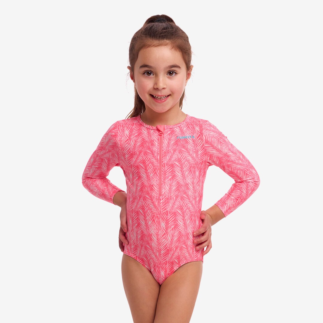 Sweet Releaf Toddler Girl's Sun Cover One Piece
