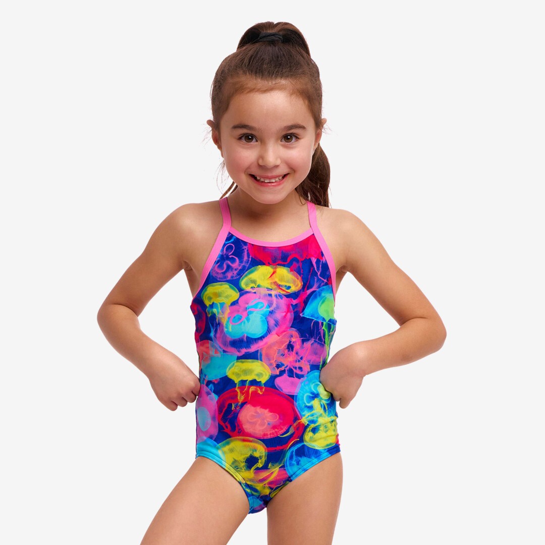 Sting Stung Toddler Girl's Printed One Piece
